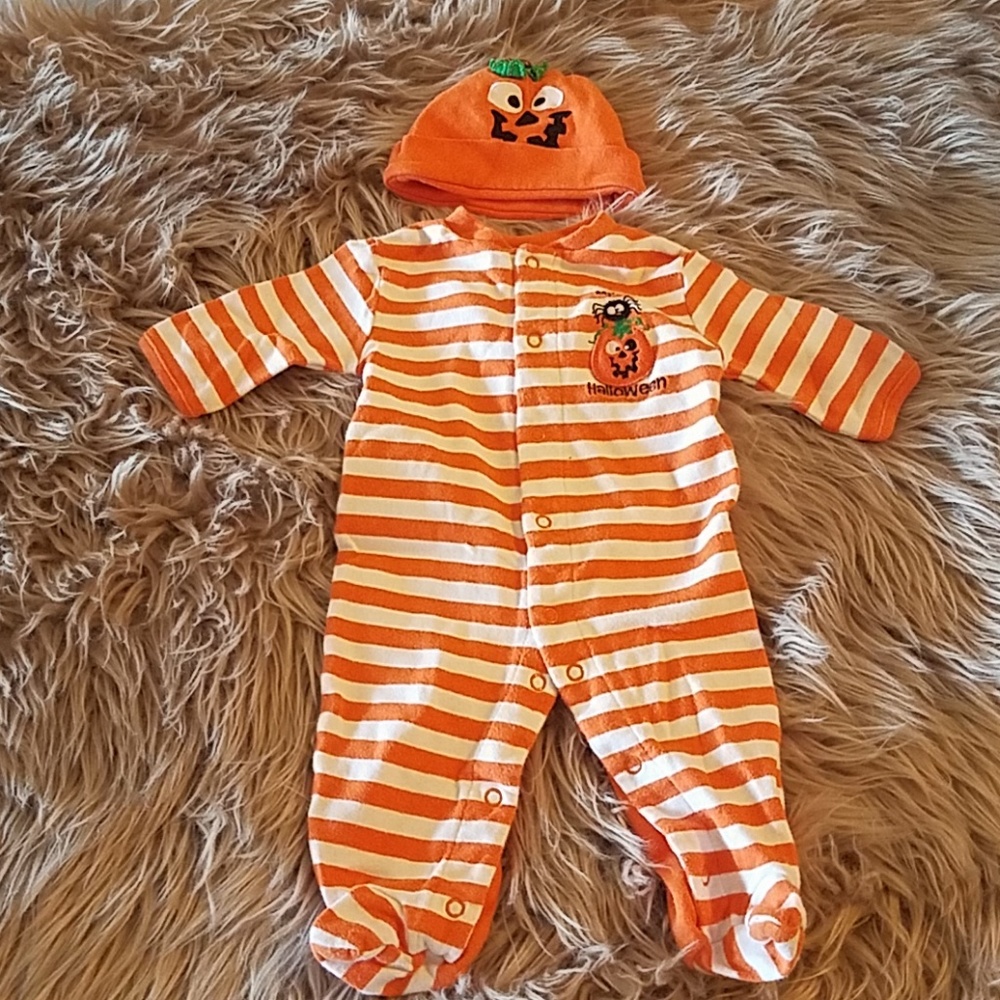 0-3 mo sleeper, My first Halloween for girl it boy